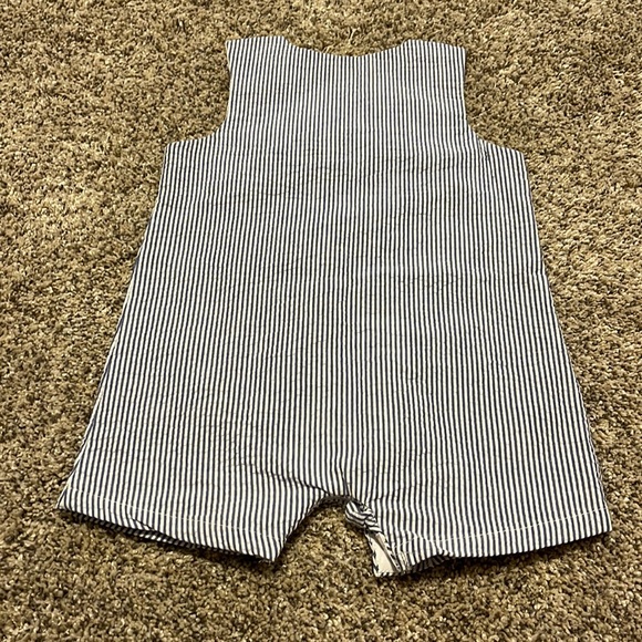 Baby Good lad Patriotic American Flag Seersucker Romper. 12 months. - Picture 4 of 4